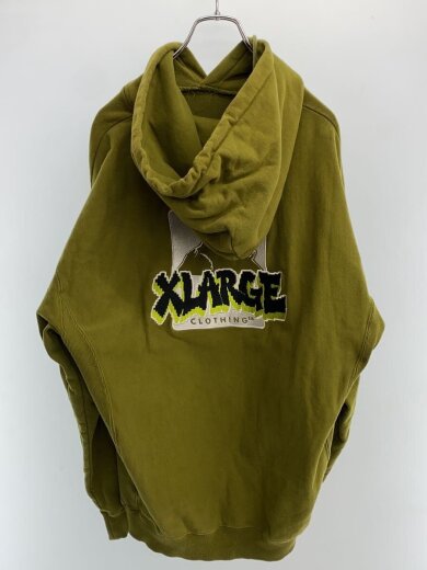 商品画像：GRAFFITI PULLOVER HOODED SWEAT/L/コットン/KHK/101224012023 2