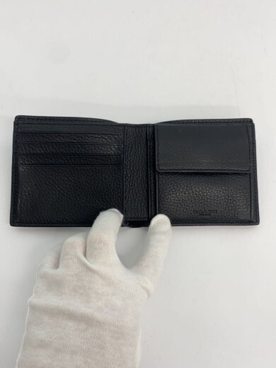 商品画像：2つ折り財布/レザー/GRN/無地/レディース/C5456 4
