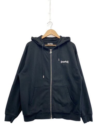 商品画像：Cross Zip Hoodie/L/コットン/BLK// 1