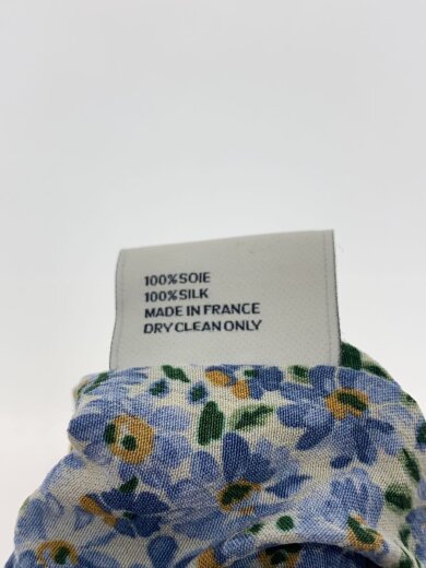 商品画像：服飾雑貨/シルク/ブルー/花柄/レディース// 4