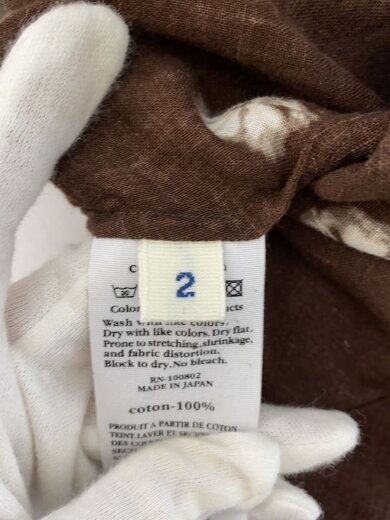 商品画像：ノースリーブワンピース/2/コットン/BRW 4