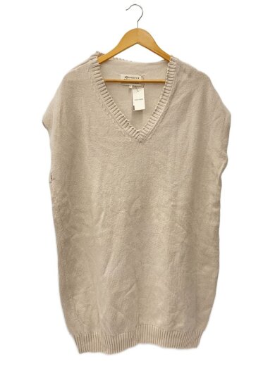 商品画像：アウトラインニットドレス/S/コットン/BEG/S51CU0157 S17246/首元汚れ有 1