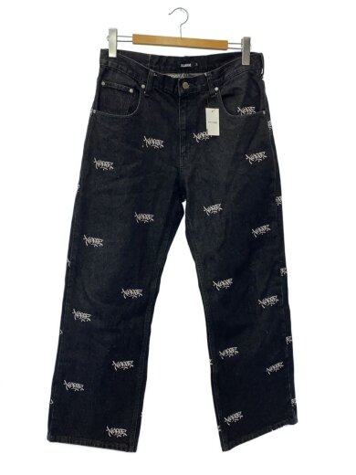 商品画像：ALLOVER LOGO DENIM PANTS/ボトム/34/コットン/BLK/101234031008 1