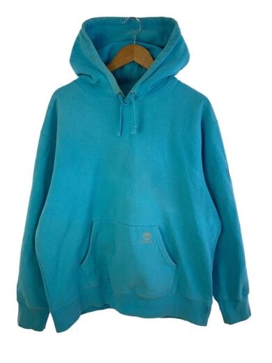 商品画像：21AW/Hooded Sweatshirt/パーカー/L/コットン/BLU/首元汚れ有 1