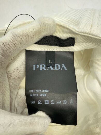 商品画像：キャップ/L/コットン/WHT/メンズ/2HC179/シミ有・内側汚れ有 5