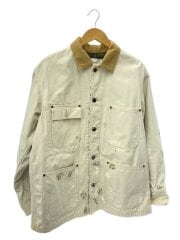 blanket duck coverall/ジャケット/M/コットン/WHT/JM234L04