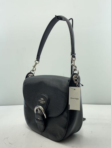 商品画像：ショルダーバッグ/レザー/BLK/C5686// 2