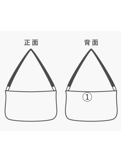 商品画像：nana-nana/ショルダーバッグ/レザー/WHT 9