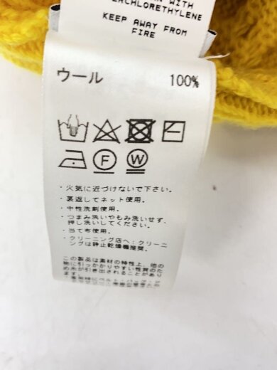 商品画像：ニットベスト(厚手)/48/ウール/YLW/21-06-0022-227 4