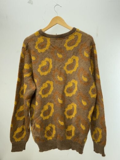 商品画像：DH-PAISLEY MOHAIR KNIT/ニット・セーター(厚手)/L/ナイロン/モヘア混/ブラウン 2