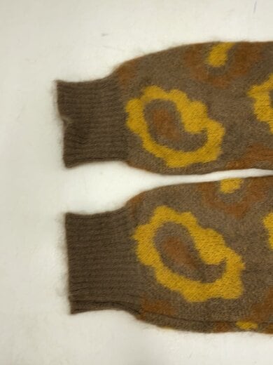 商品画像：DH-PAISLEY MOHAIR KNIT/ニット・セーター(厚手)/L/ナイロン/モヘア混/ブラウン 5