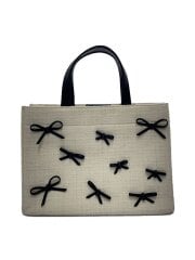 リボン/トートバッグ/--/WHT