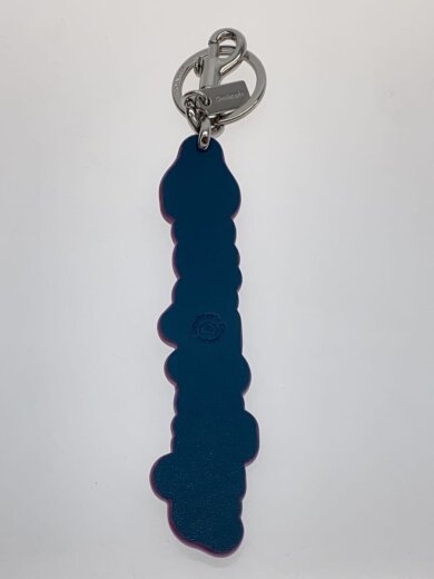 商品画像：レザーチャーム/キーホルダー/レザー/BLU/メンズ// 2