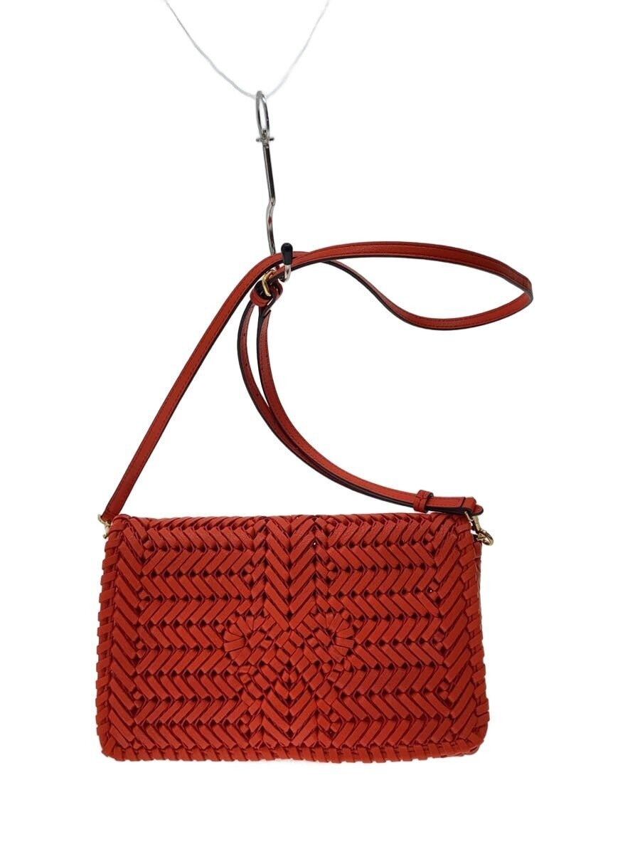 ANYA HINDMARCH / The Neeson Cross Body/ショルダーバッグ/レザー/RED