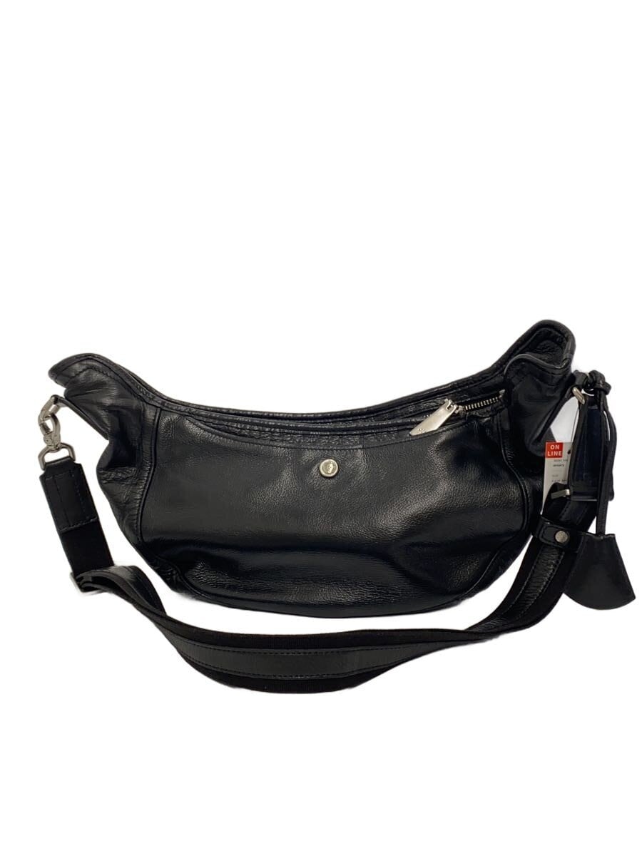 aniary / ショルダーバッグ/レザー/BLK