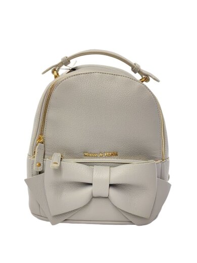 商品画像：ビッグリボンバッグ/フェイクレザー/BLU/8S14FOJ1250 1