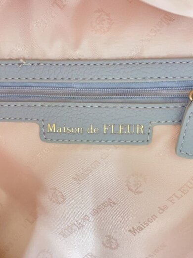 商品画像：ビッグリボンバッグ/フェイクレザー/BLU/8S14FOJ1250 5