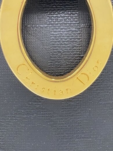 商品画像：角スレ・内側汚れ有/金具・ショルダー欠品/ハンドバッグ/--/BLK/総柄 5