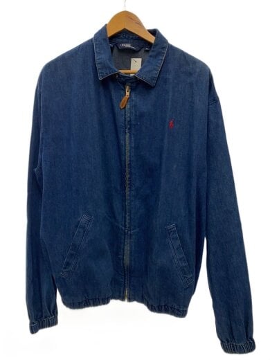 商品画像：袖汚れ有/80-90s/三角タグ/USA製/スウィングトップ/L/デニム/IDG 1