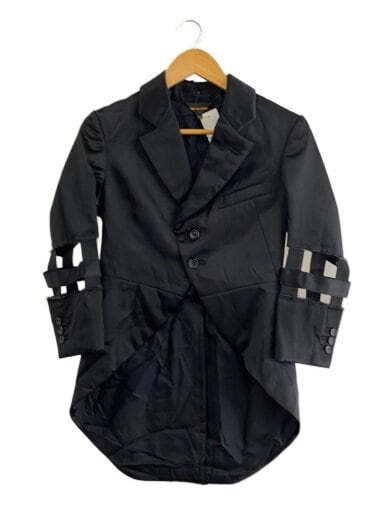 商品画像：テーラードジャケット/XS/シルク/BLK/GI-J019 1