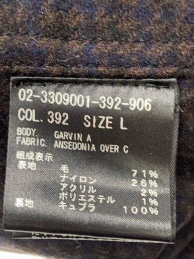 商品画像：長袖シャツ/L/ウール/マルチカラー/チェック/02-3309001-392-906// 4