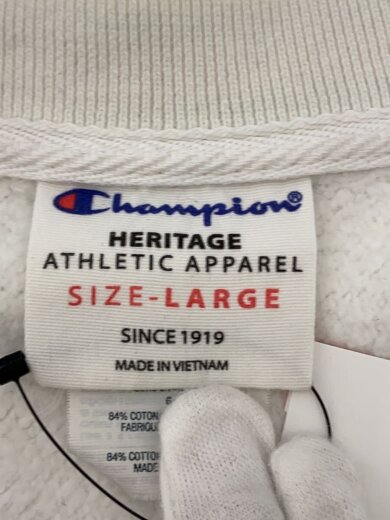 商品画像：Vネック/リバースウィーブ/スウェット/L/コットン/WHT 3