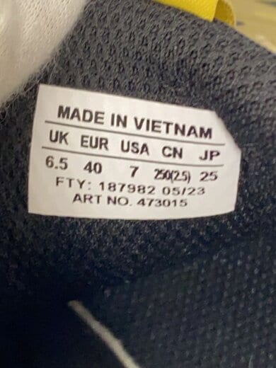 商品画像：ローカットスニーカー/25cm/YLW 5