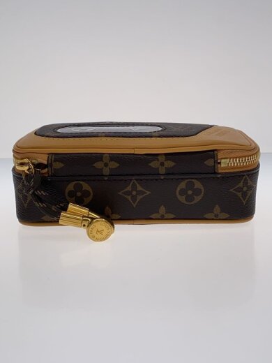 商品画像：Baladeur Wearable Wallet/タバコ臭有/レザー/BRW/総柄/M14062 4