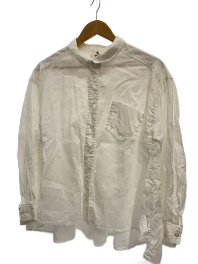 商品画像：太番手ステッチコットンリネンボイル シャツ/FREE/コットン/WHT/TB26129 1