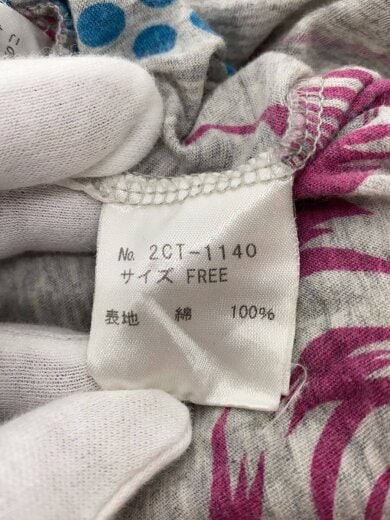 商品画像：00s/Tシャツ/FREE/コットン/GRY/総柄/2CT-1140// 4