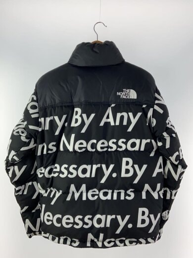 商品画像：15AW/Any Means Nuptse/ダウンジャケット/S/ナイロン/ブラック/総柄/NF00CXK3 2
