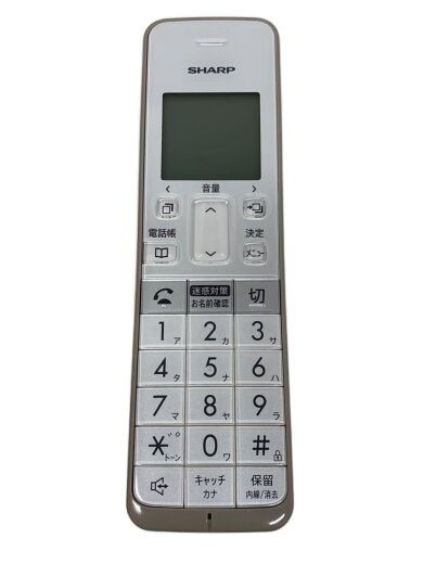 商品画像：電話機 JD-SF2CL-W [ホワイト系] 1