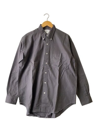 商品画像：長袖シャツ/1/コットン/GRY/無地/GM203-50081// 1