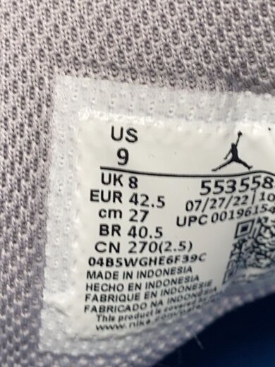 商品画像：ローカットスニーカー/US9/BLU/553558-412 5