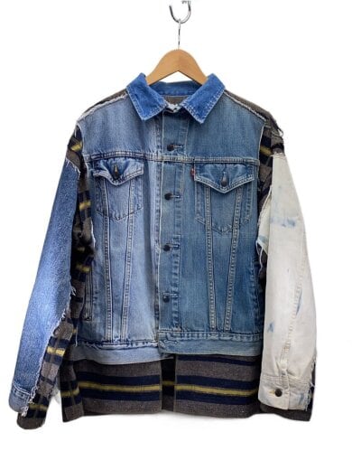 商品画像：JEANJACKET+BLANKET/COVERED REVERSIBLEJACKET/L/コットン/IDG/LQ297 1