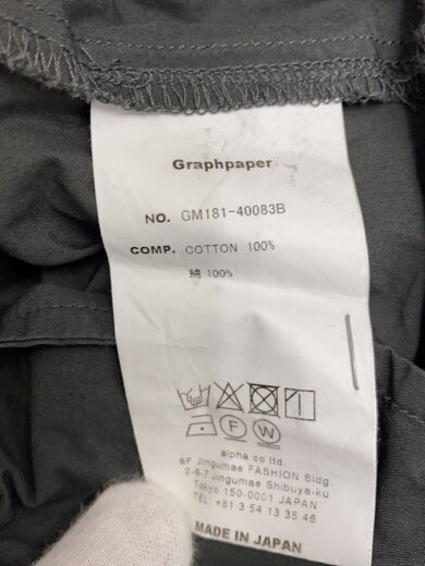 商品画像：ショートパンツ/FREE/コットン/GRY/GM181-40083B 4