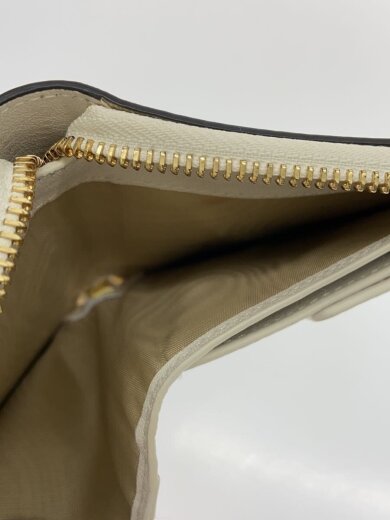 商品画像：2つ折り財布/レザー/WHT/レディース 6