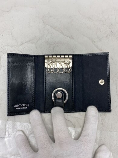 商品画像：スタースタッズ/6連キーケース/レザー/BLK/メンズ 4