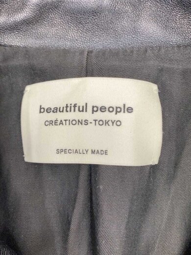 商品画像：レザージャケット・ブルゾン/--/羊革/BLK/1000402411 3