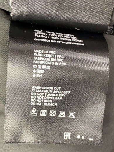 商品画像：ダウンジャケット/M/ナイロン/BLK 4