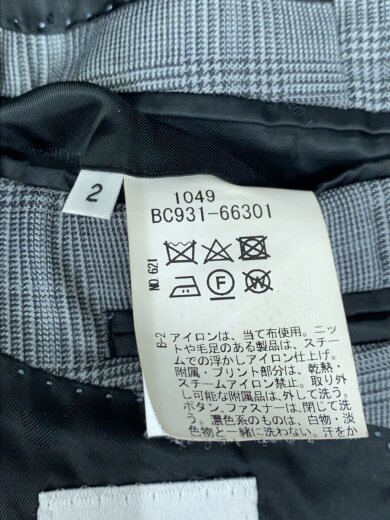 商品画像：セットアップ/2/ウール/GRY/チェック/bc931-66301// 4