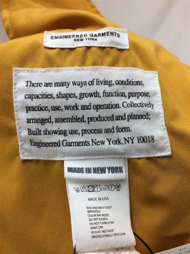 画像：Engineered Garments18SS/Holster bag vest/ホルスターベスト/--/ポリエステル/イエロー3