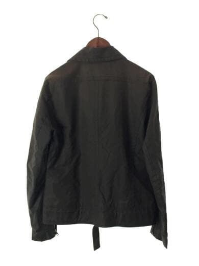 画像：A.P.C.ワックスコットン/オイルドライダース/ダブルライダースジャケット/2/コットン/グレー2