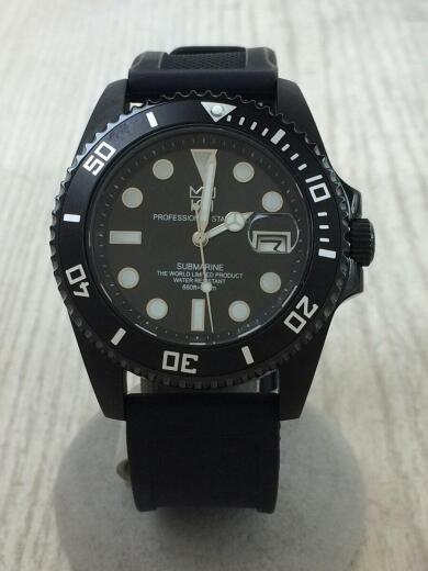 画像：その他ブランドlol/日付/WATER RESISTANT 20 BAR/クォーツ腕時計/アナログ/ラバー/ブラック1