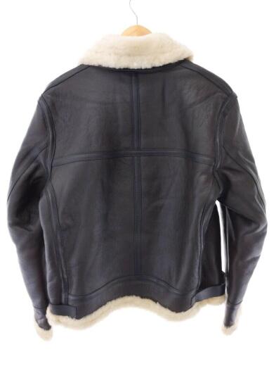 画像：GALLIS ADDICTIONB-3 ムートンボマージャケット/250712g/4/羊革/ブラウン/無地2