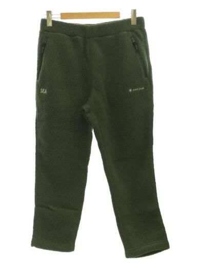 画像：snow peak × WIND AND SEA×WIND AND SEA/ボアフリースパンツ/ボトム/L/ポリエステル/KHK/WAS-PA-21AM7011