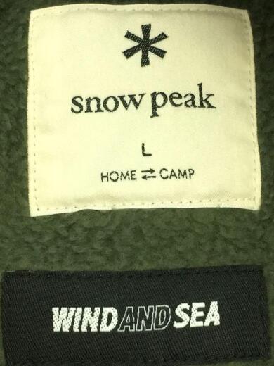 画像：snow peak × WIND AND SEA×WIND AND SEA/ボアフリースパンツ/ボトム/L/ポリエステル/KHK/WAS-PA-21AM7014