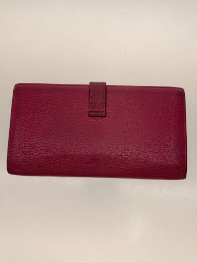 画像：HERMESベアン/L刻印/長財布/レザー/PNK/レディース2