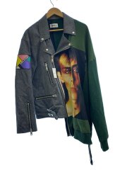 Docking Riders Jacket/ダブルライダースジャケット/46/コットン/GRY/KL404