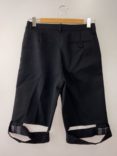商品画像：サイドライン/スキット/白タグ/ショートパンツ/38/ウール/BLK 2